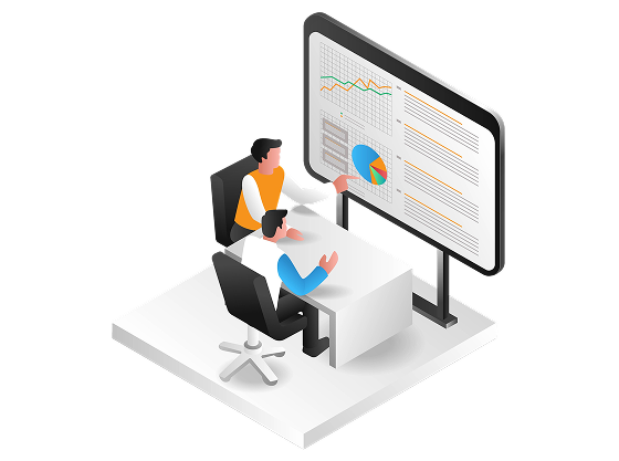 Consulenza strategica illustrazione